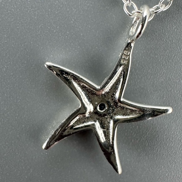 Sterling Silver Starfish Necklace - Picture 6 of 9